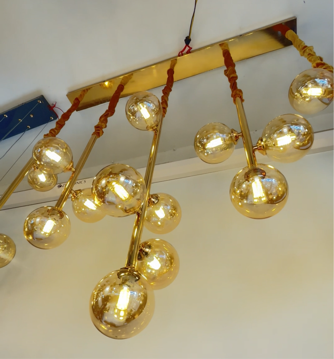 21 Ball Linear Chandelier | 659- 21