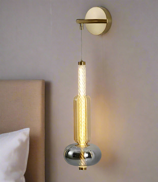Modern Crystal Glass Wall Light ( 39325 )