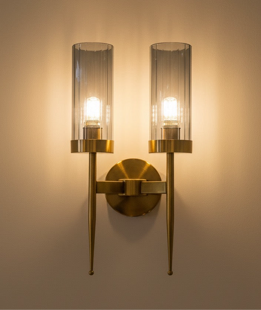 Modern Long Glass Wall Light | L6242-2