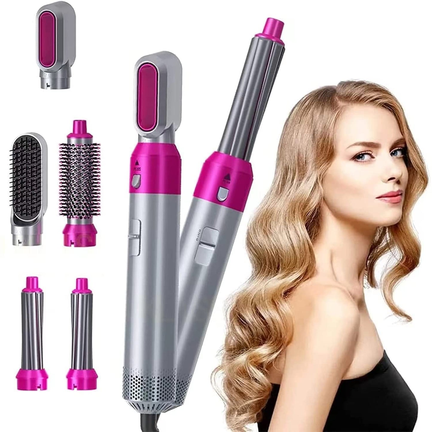 5 in 1 Hot Air Hair Styler Dryer 6 Months Warranty