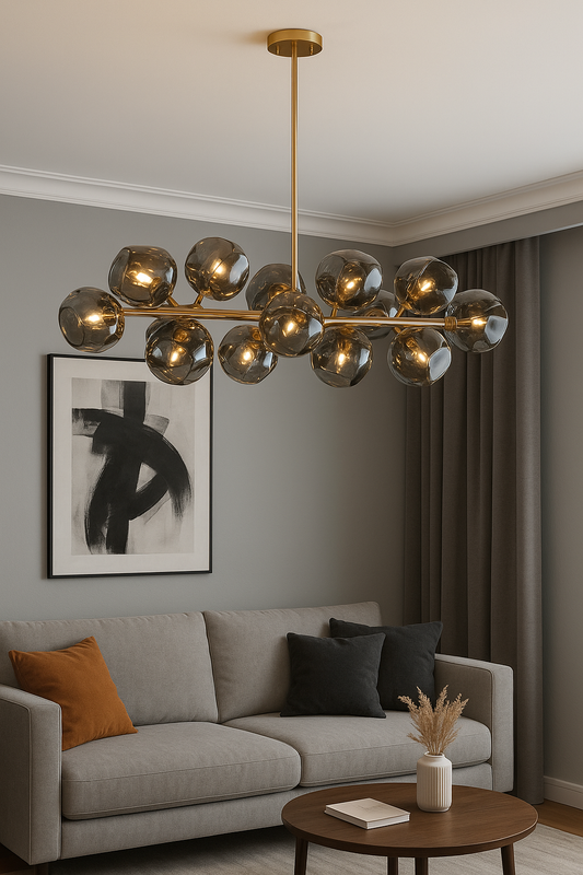 Smoky Bloom Chandelier | 623-14
