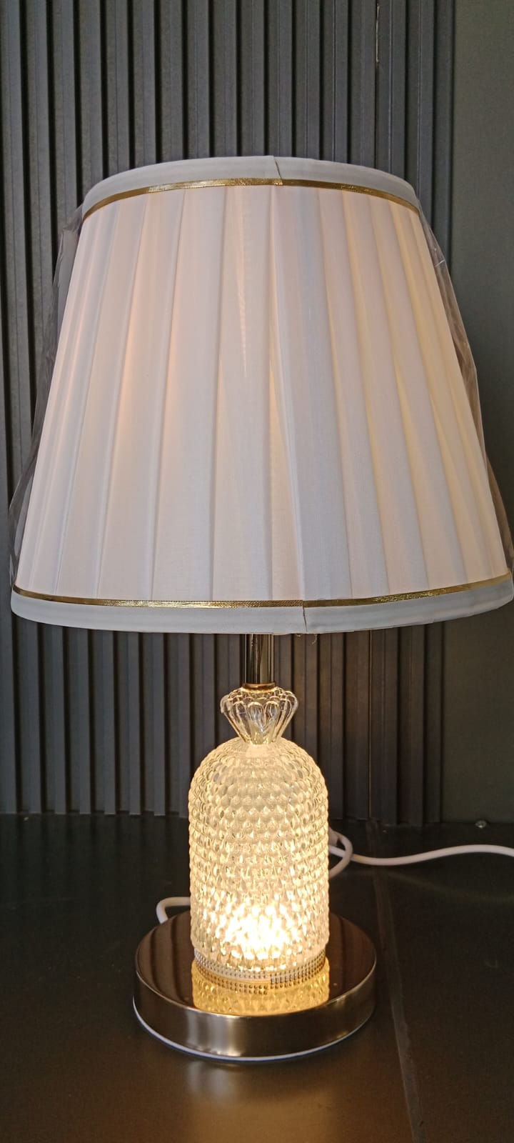 Pureline Crystal Table Lamp Model 6212
