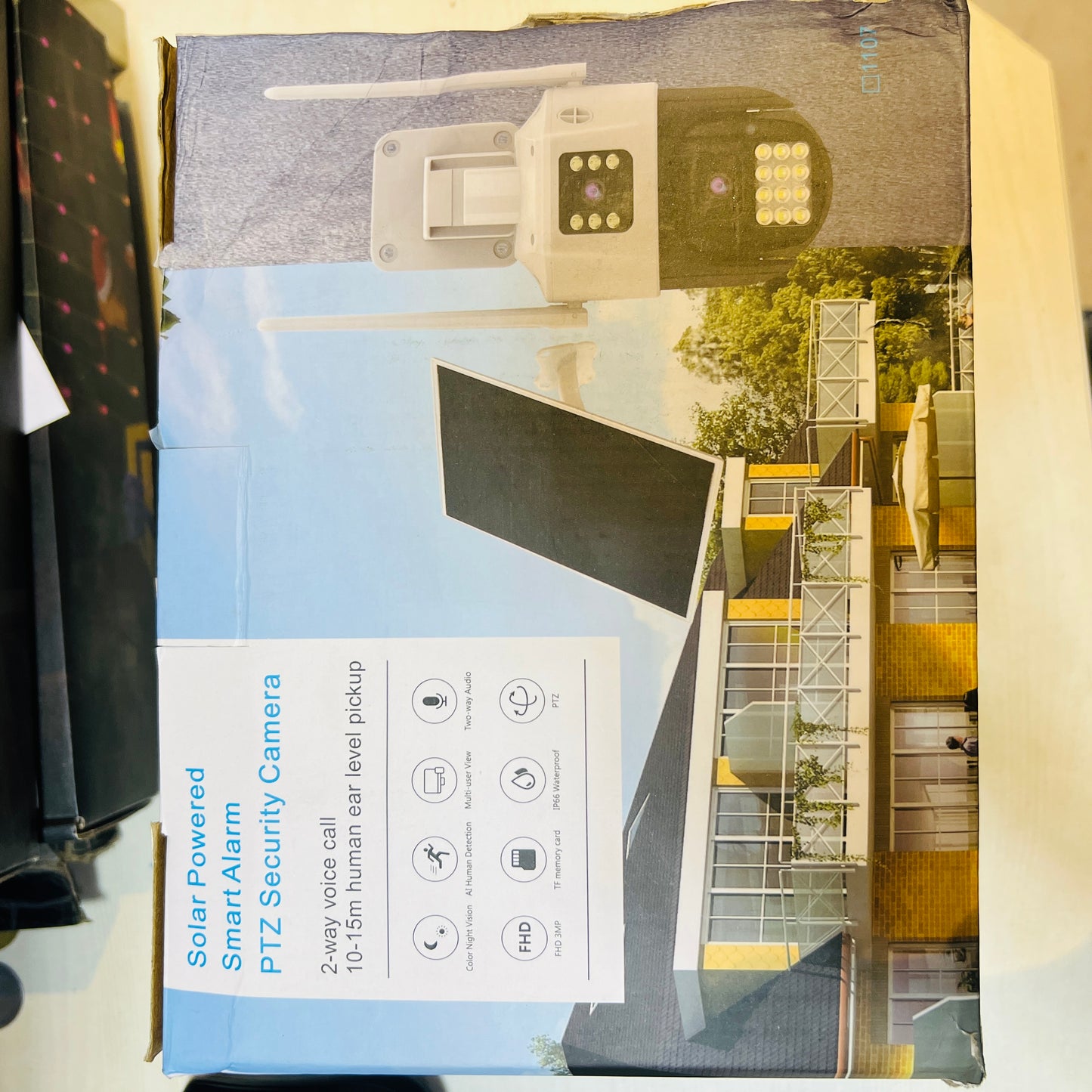 4G Solar Dual Lens Outdoor PTZ Dome Camera HD