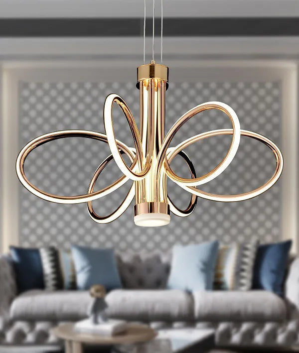 Golden Orbit Chandelier ( PL-Y1575 )