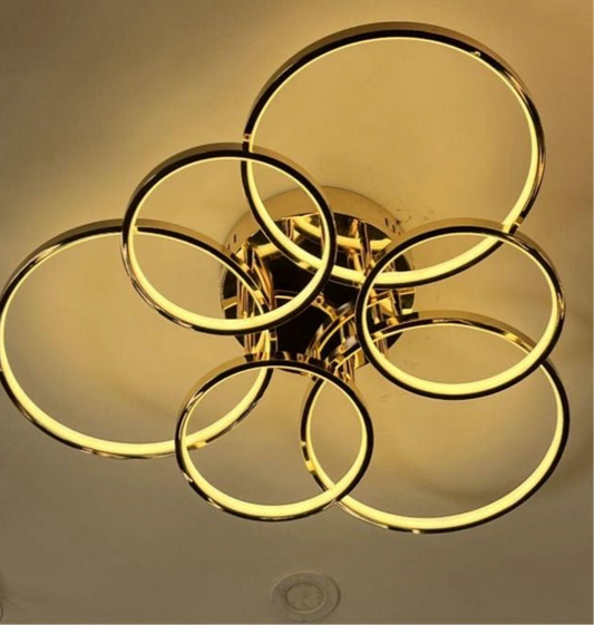 Gold Ring Shape Chandelier Light | B8824-3+3