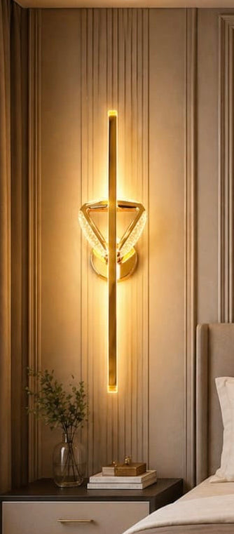 Triangle Crystal Wall Light| 3097