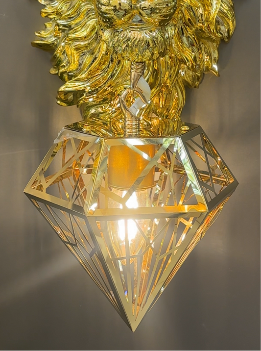 Lion Wall Light