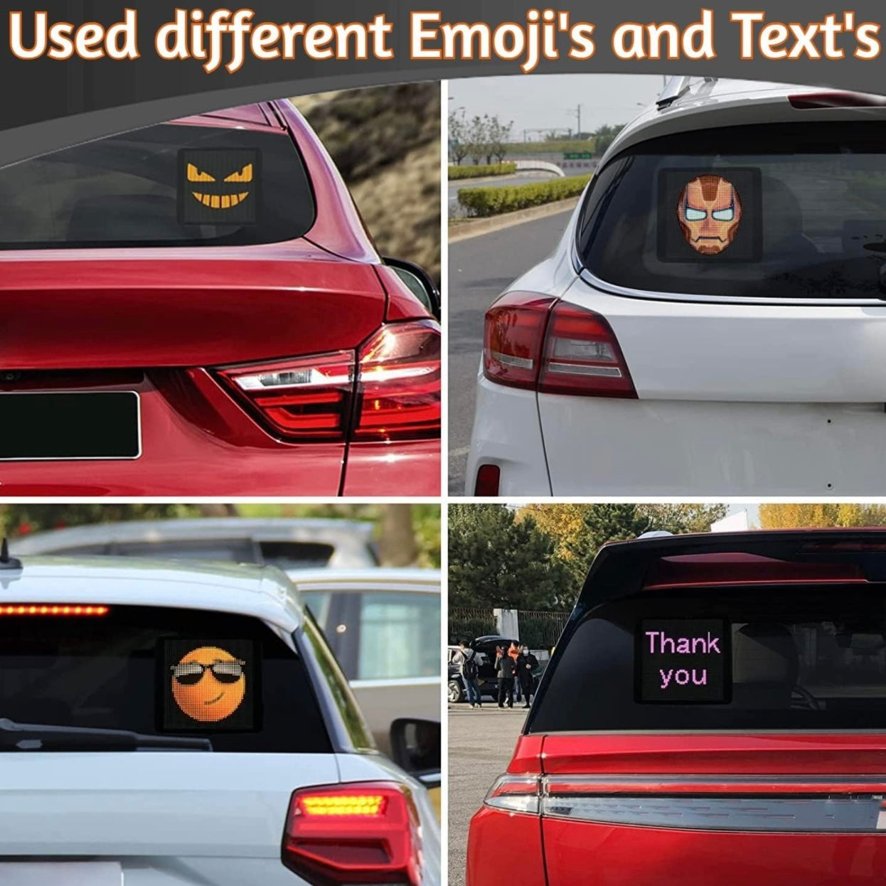 Original High Quality LED Car Smart Screen Colourfull Display Suitable ...