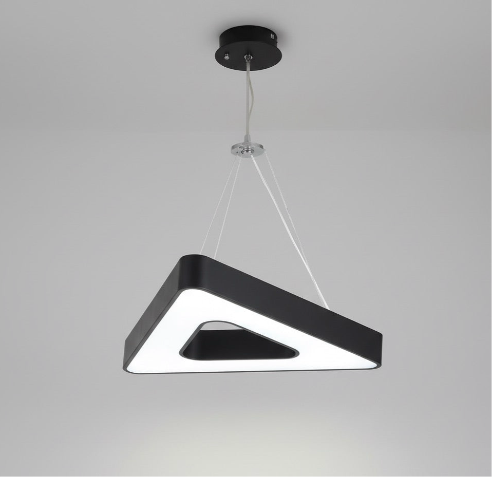 F613 Hollow Triangle  Hanging Lights 48W | 600mm