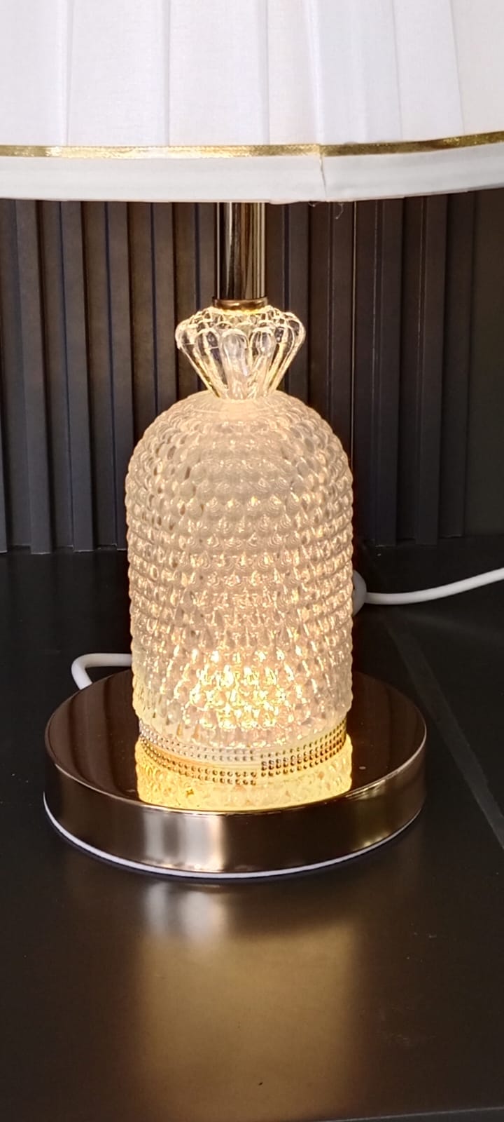 Pureline Crystal Table Lamp Model 6212