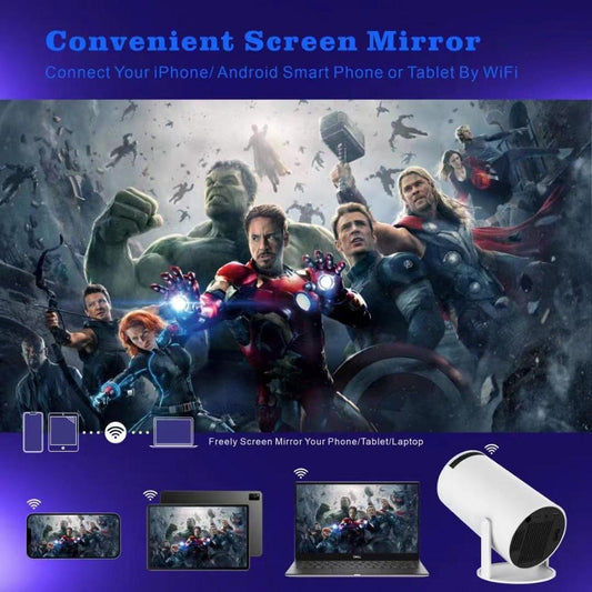 Projector Android 11.0 With Youtube Netflix Wifi