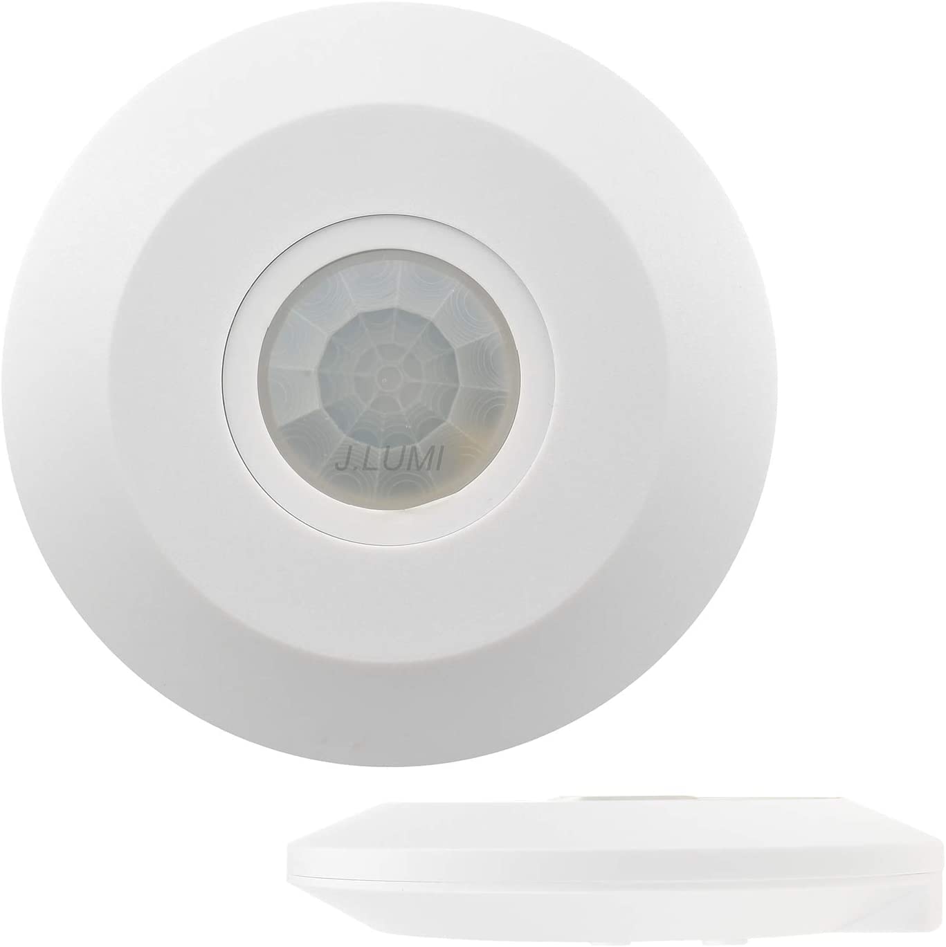 360 Degree PIR Motion Sensor with Light Sensor, Energy Saving Motion Detector Switch with 18 Months Warranty (Ceiling Mounted)