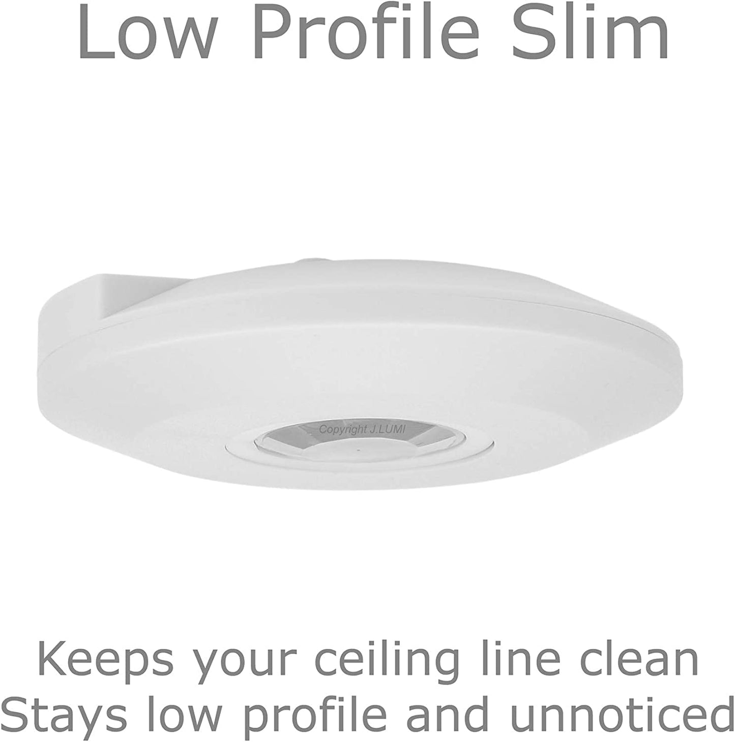 360 Degree PIR Motion Sensor with Light Sensor, Energy Saving Motion Detector Switch with 18 Months Warranty (Ceiling Mounted)