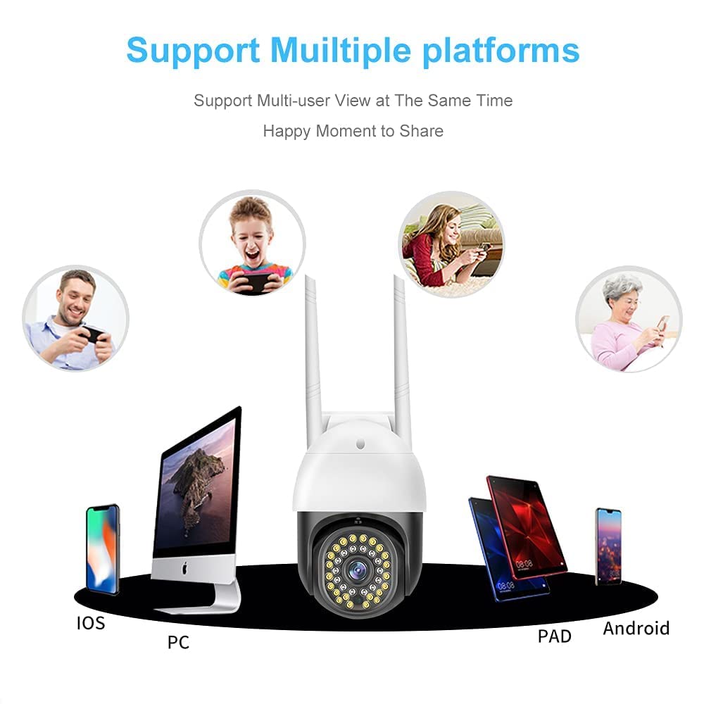 3MP Nightowl WiFi Home Security Camera Designed for High Performance Night Vision Outdoor Weatherproof Usage