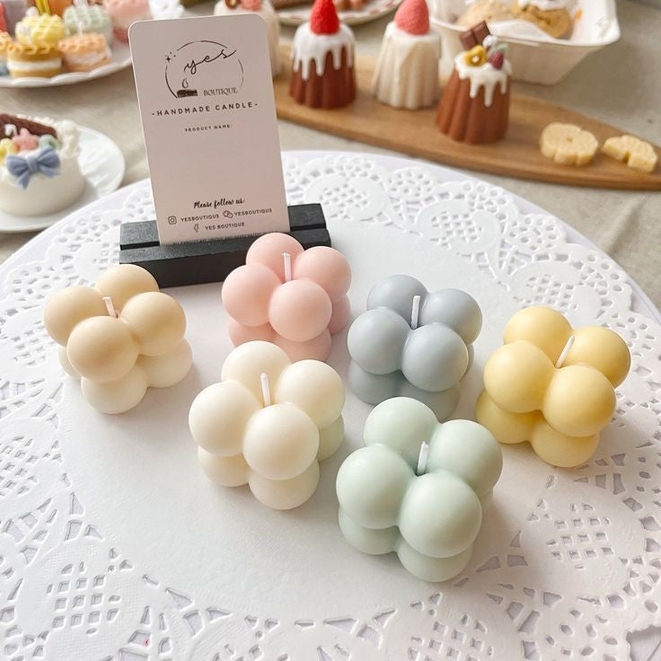 Scented Mini Cubic Candle (CC002) Pack of 12pcs