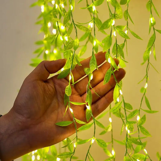 Leaf Curtain Lights| Artificial Vines Curtain Lights