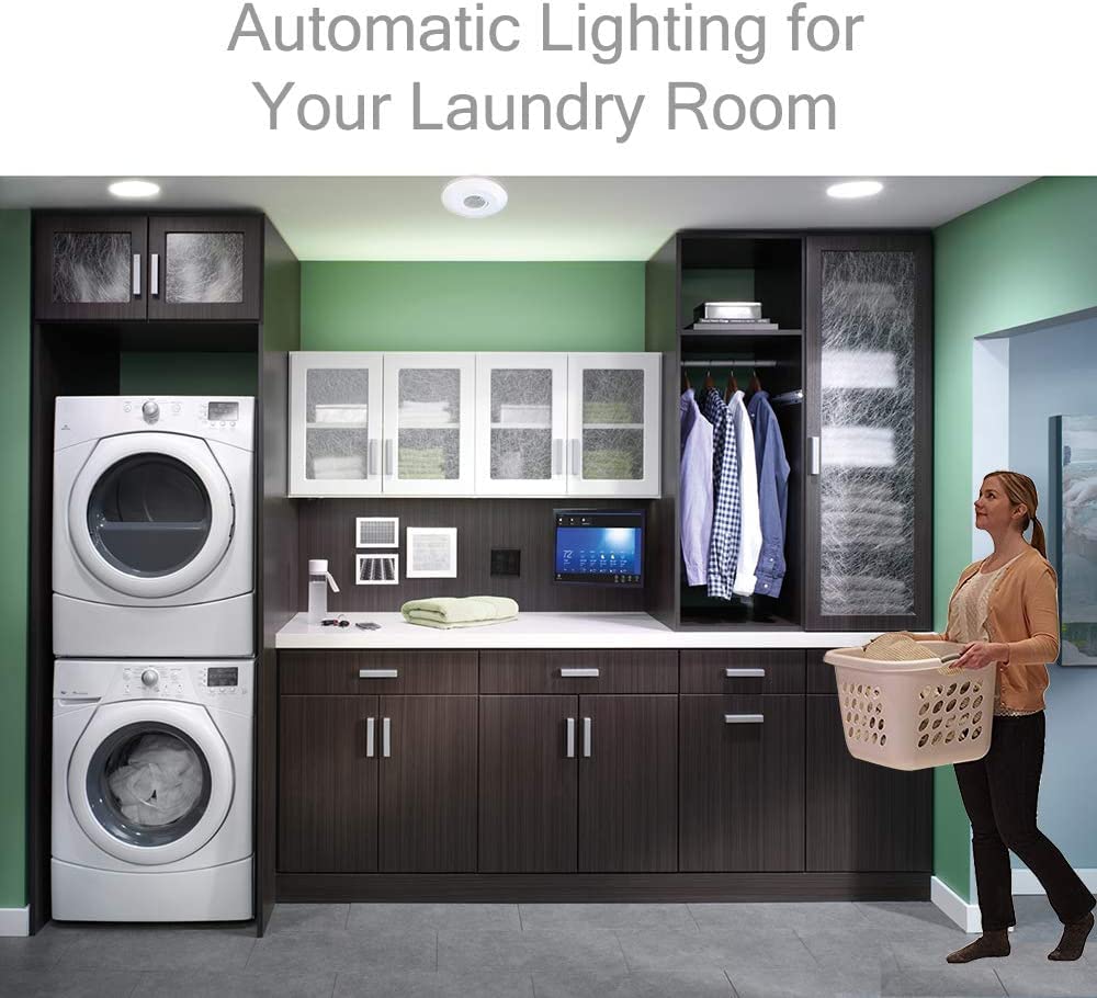 360 Degree PIR Motion Sensor with Light Sensor, Energy Saving Motion Detector Switch with 18 Months Warranty (Ceiling Mounted)