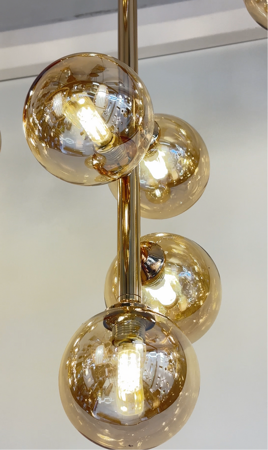 21 Ball Linear Chandelier | 659- 21