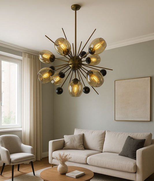 Cosmo Burst Chandelier 10L Chandelier CB10