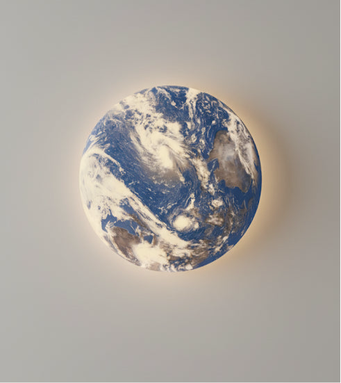 Backlit Earthlight Earth Wall Light | M016 B WL – 8M Lights