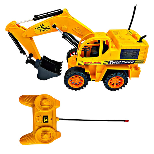 Remote Control CHEETAH TRUCK Rechargable JCB Truck Crane Excavators Building & Construction Vehicle Machine Toy for Kids