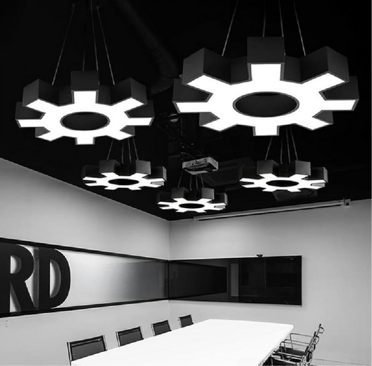 LED Gear Shape Hanging Light