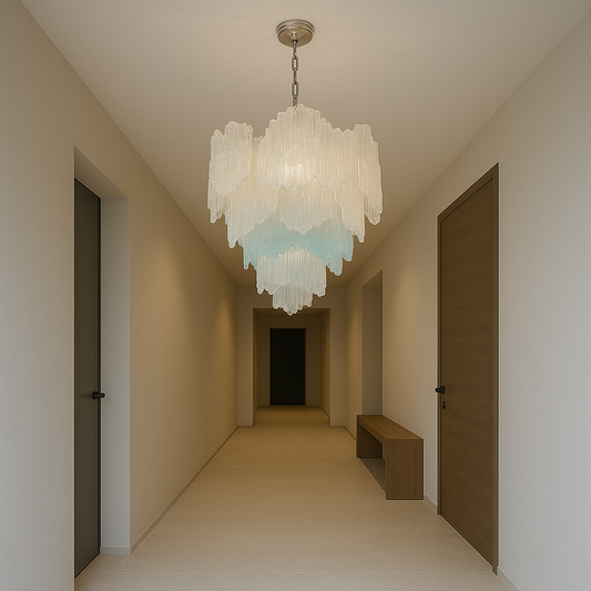 Glacier Crystal Chandelier Model Number 55133 750mm