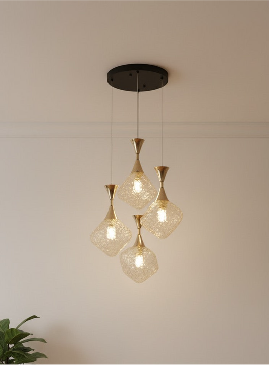 Mid-Century Modern Cluster Hanging Light | 512-4P AM