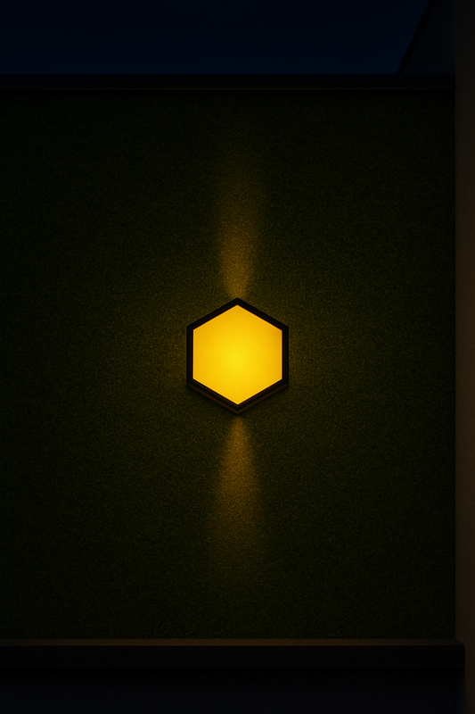 Up and Down Hexagon Wall Lights | F-7020/2+2W