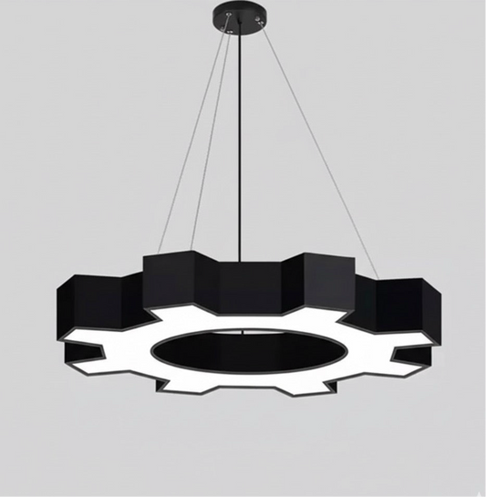 LED Gear Shape Hanging Light