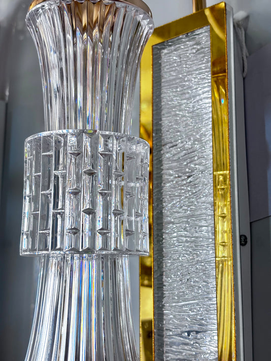 Stylish Gold Crystal Tube Wall Lamp | LZ 2283