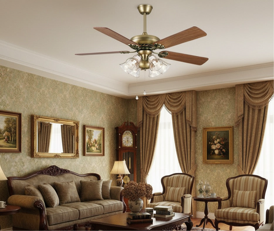 Ancient Design Chandelier Fan | 2533-AB-52
