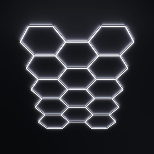 Linear Profile LED Lights | Detachable | 20MM | Hexagon