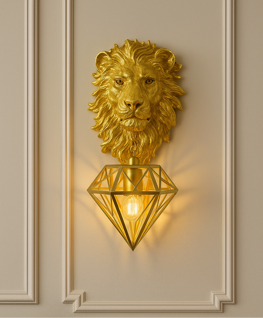 Lion Wall Light