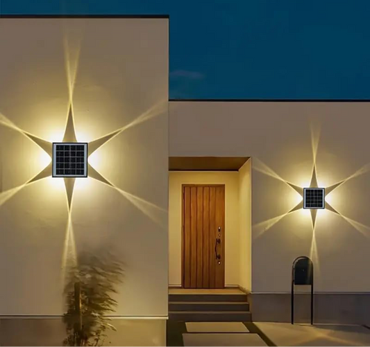 Solar Wall Washer Light | 6 Way | Star Design