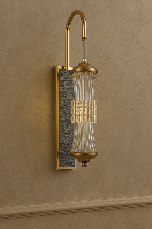 Stylish Gold Crystal Tube Wall Lamp | LZ 2283