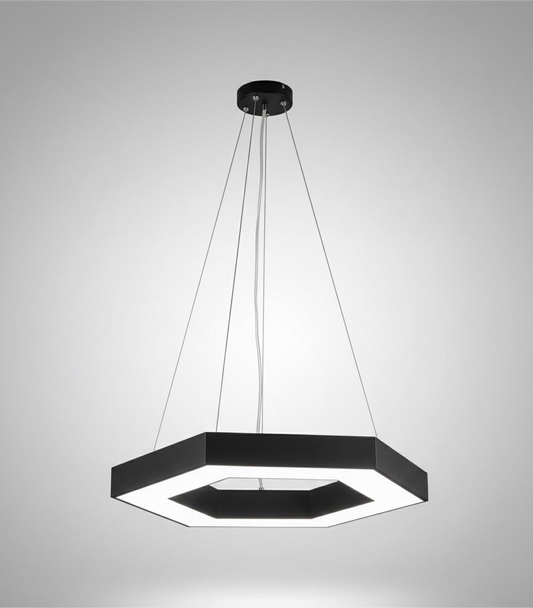LED Hexagon Hanging Light