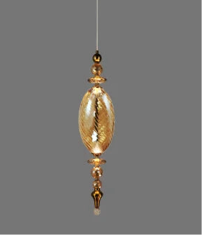 Amber Crystal Pendant Light | CD69-1A