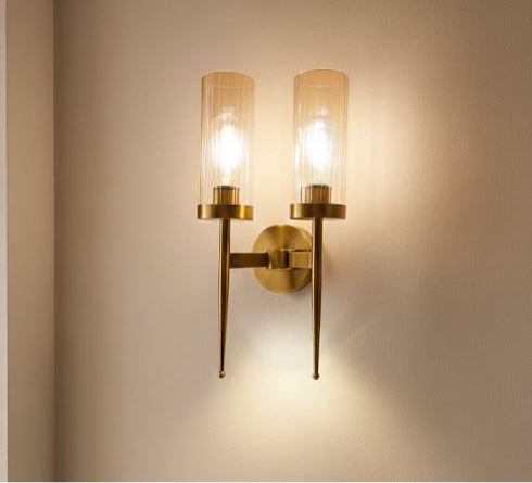 Modern Long Glass Wall Light | L6242-2
