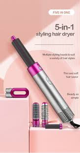 5 in 1 Hot Air Hair Styler Dryer 6 Months Warranty