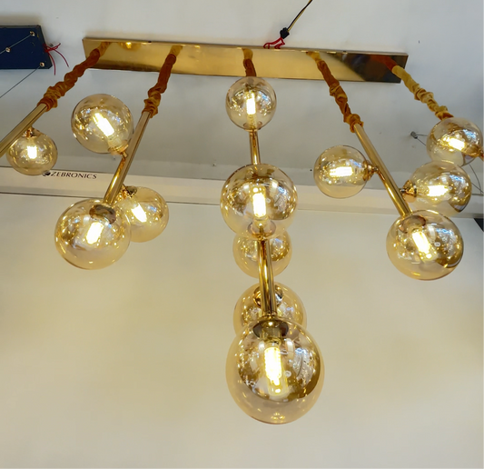 21 Ball Linear Chandelier | 659- 21