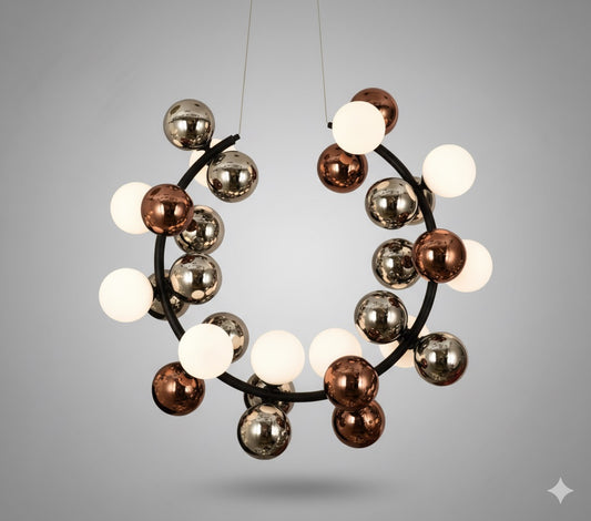 30 Glass Balls Chandelier | 5179