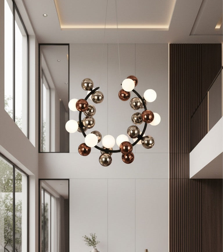 30 Glass Balls Chandelier | 5179