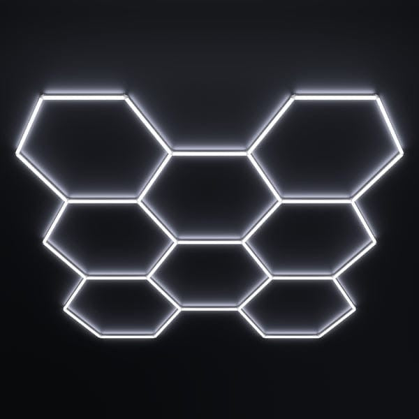 Linear Profile LED Lights | Detachable | 20MM | Hexagon