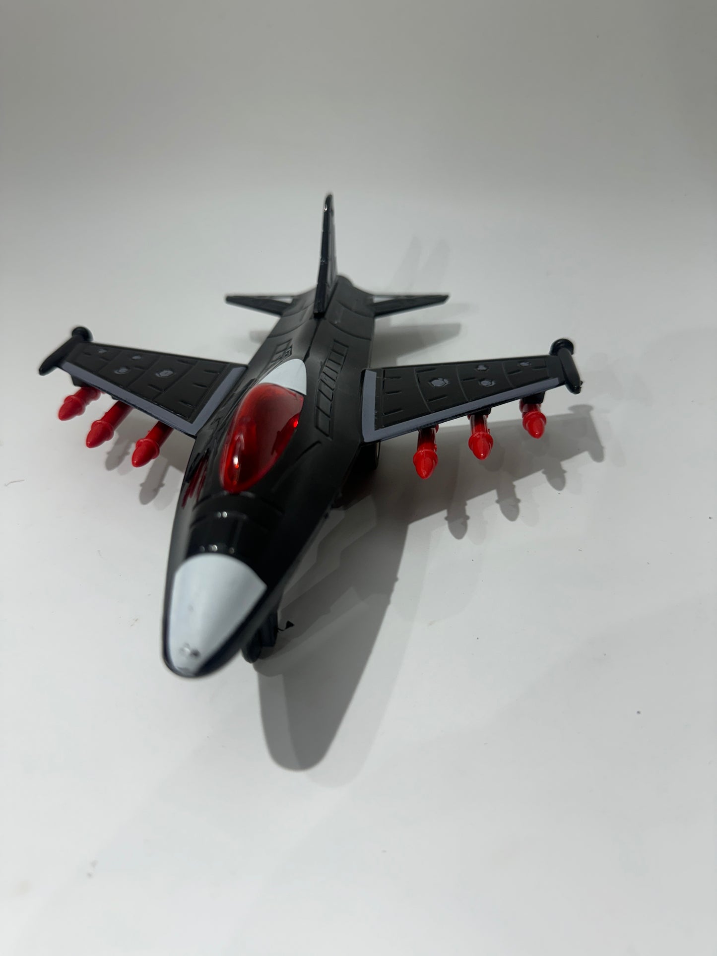 NEEL Toys Pull Back Aeroplane F-16 Fighter Jet Big Action Replica No Battery No Remote