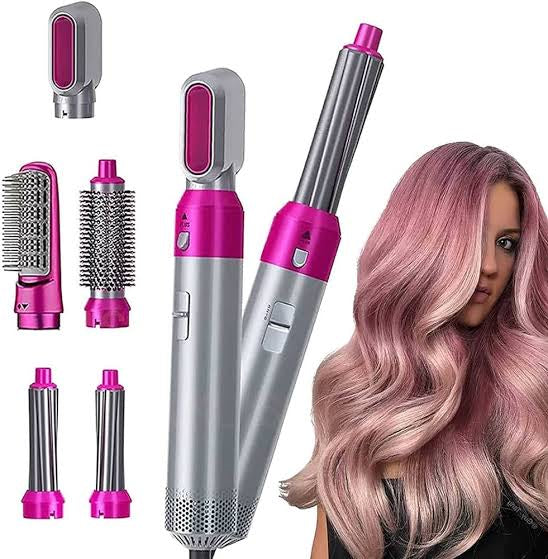 5 in 1 Hot Air Hair Styler Dryer 6 Months Warranty