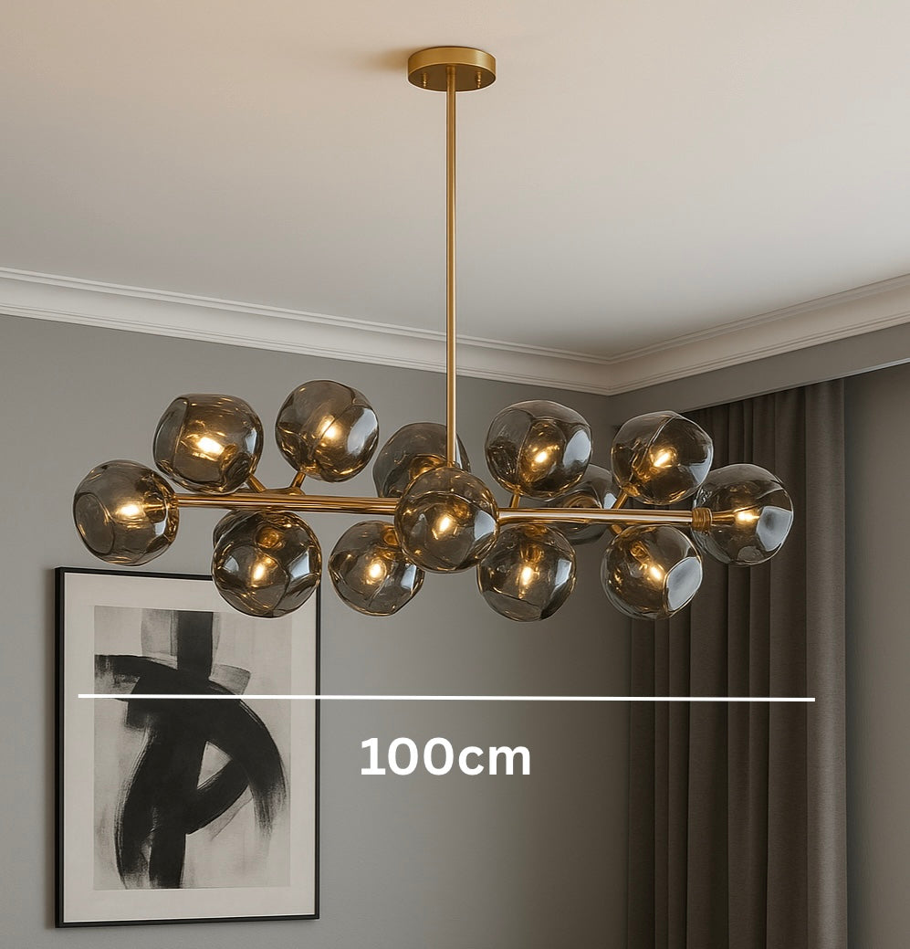 Smoky Bloom Chandelier | 623-14