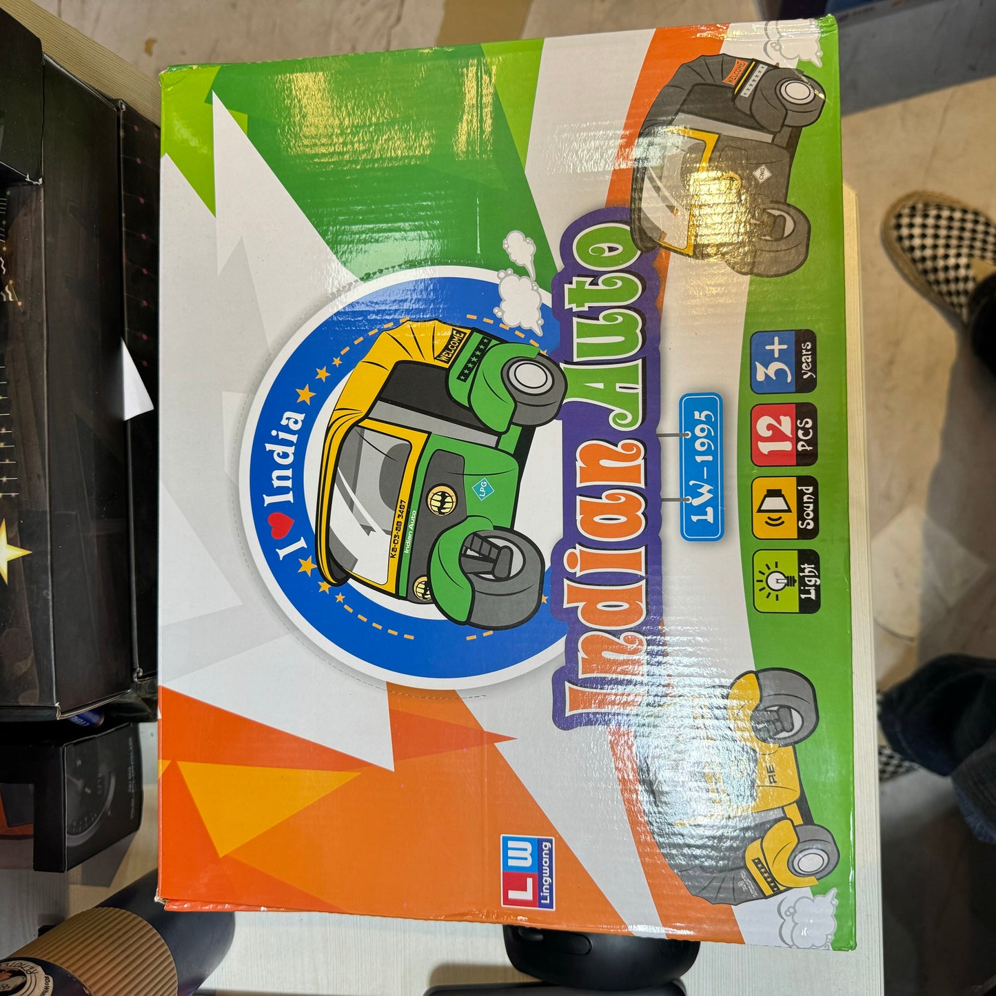 Indian Auto Tuk Tuk With Light & Sound