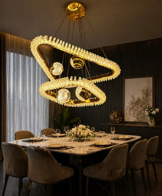 Geometric Crystal Chandelier RC 2025 -15