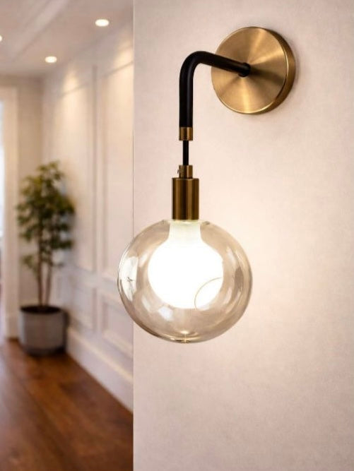 Chrome Glass Ball Wall Lamp G-108